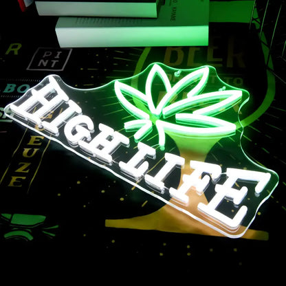 High Life Letter Neon Sign Light