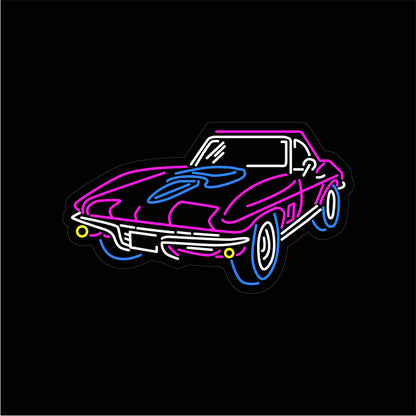 Corvette Neon Sign Light