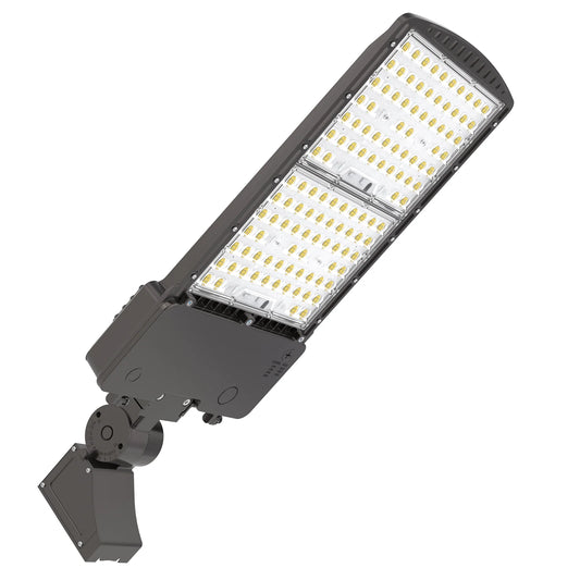 Parking Lot LED Lights - HPPK01 Series,45000lumens, Adjustable Wattage & CCT, 120-277V or 347-480V