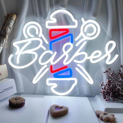 Barber LED Neon Sign Light