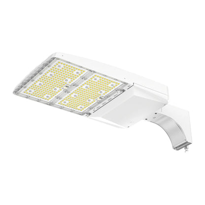 Parking Lot Light - White XALH Series with Shortcap, 36000lumens, Selectable CCT&Wattage AC 120V-277V