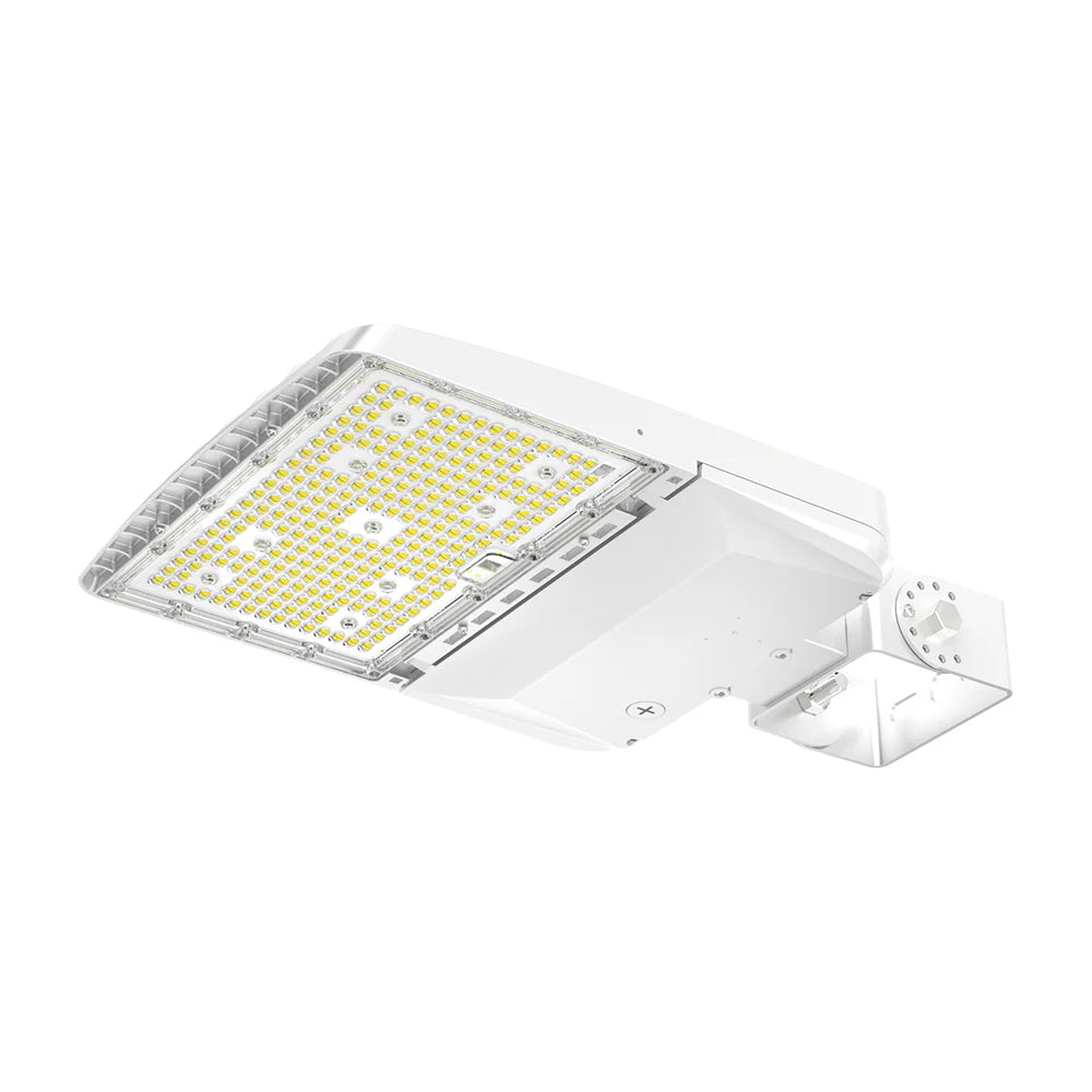 Parking Lot Light - White XALH Series with Shortcap, 36000lumens, Selectable CCT&Wattage AC 120V-277V