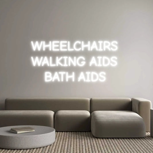Custom Neon Light WHEELCHAIRS 
...