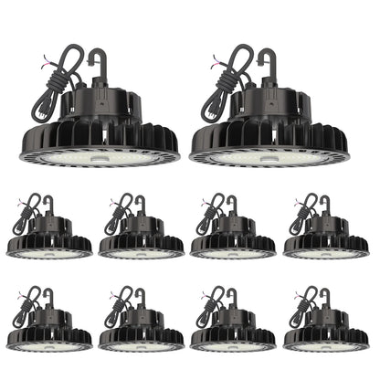 Hyperlite LED High Bay Light - Black Hero Series, 36250lumens, Selectable Wattage&CCT, AC 120-277V