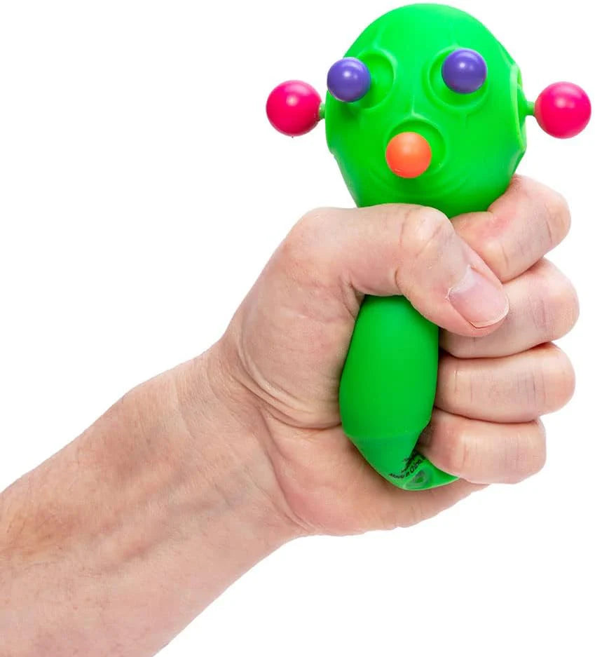 NeeDoh Panic Pete Sensory Squeeze Toy Popping Eyes Ears Nose 4 Tall Color May Vary Pack of 1