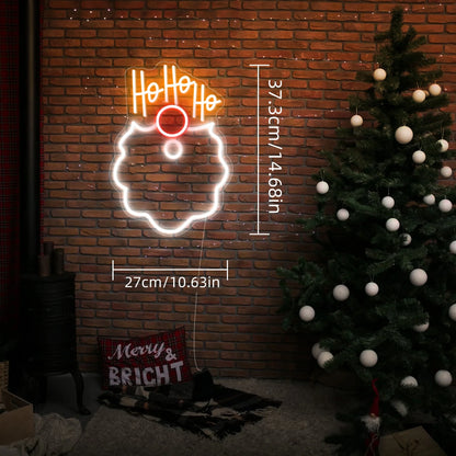 HO HO HO Christmas LED Neon Sign