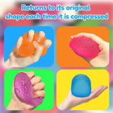 Squishy Fidget Toys Stress for Kids and Adults Super Solid Squeeze BallSensory for Stress Relief Birthday Easter Basket Stuffers and Party Favors Purple