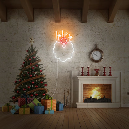 HO HO HO Christmas LED Neon Sign