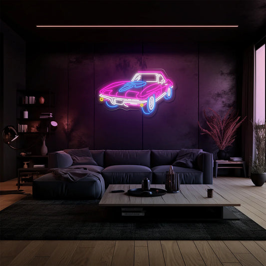 Corvette Neon Sign Light