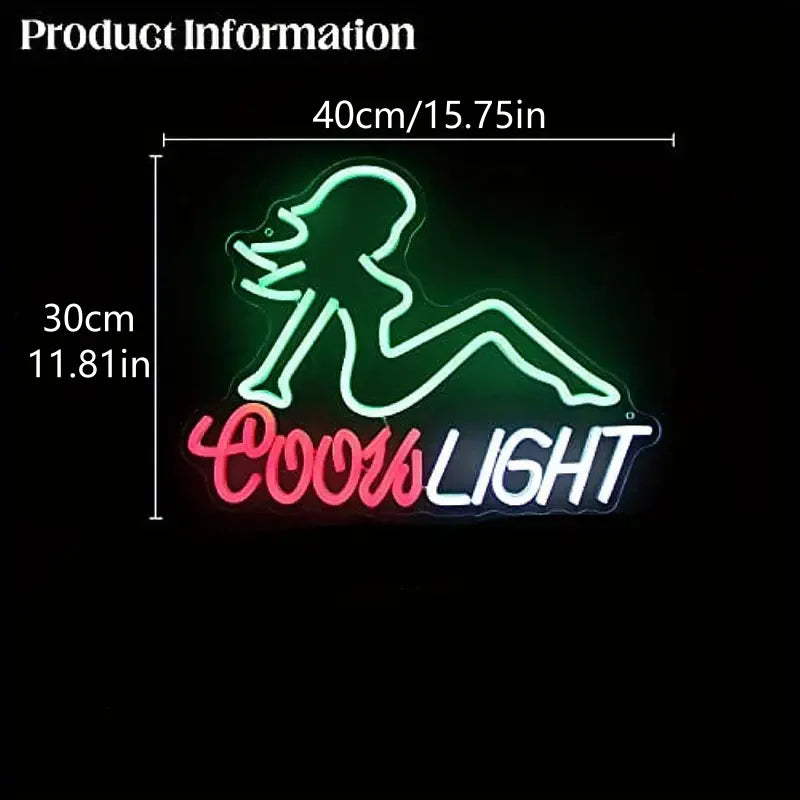 Cool Light Woman Neon Sign Light