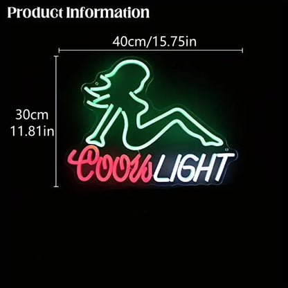 Cool Light Woman Neon Sign Light