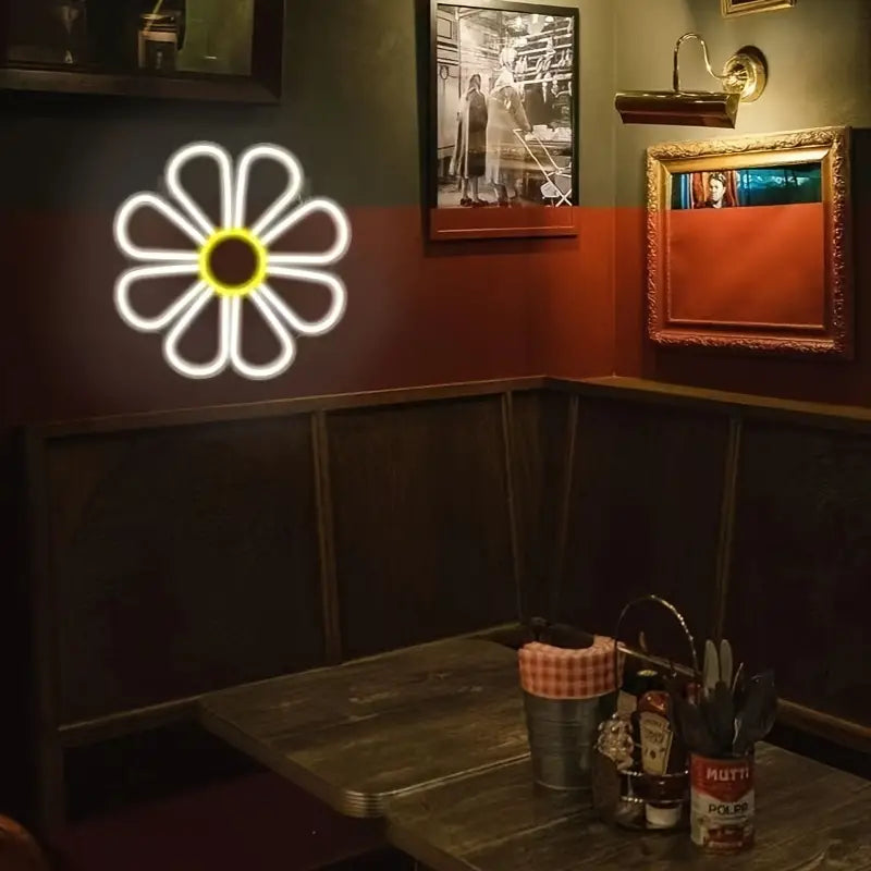 Flower LED Neon Sign Light
