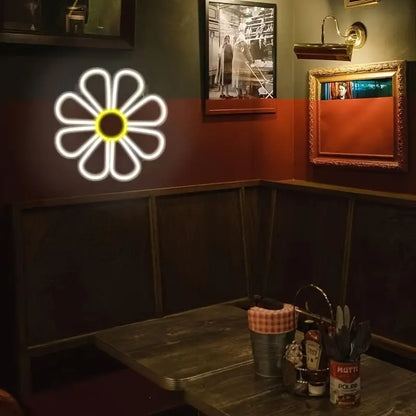 Flower LED Neon Sign Light