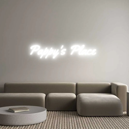 Custom Neon Light Pappy's Place