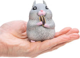 Chonky Cheeks Hamster Squishy Squeeze Toy Color May Vary Age 3 Pack of 1