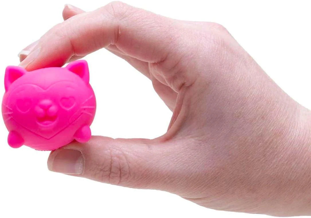 NeeDoh Cool Kitten Teenie Needoh 4 Pack Sensory Squeeze Toy 15 in Diameter Colors May Vary