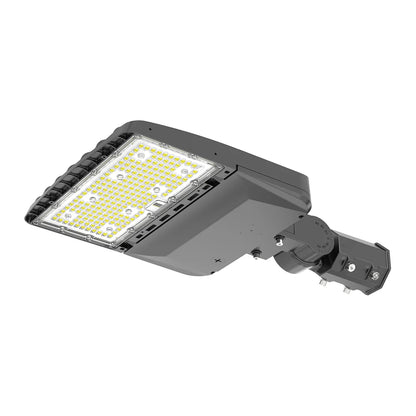 Parking Lot Light - Black XALH Series With Shortcap, 46500lumens, Selectable Wattage & CCT, AC 120V-277V