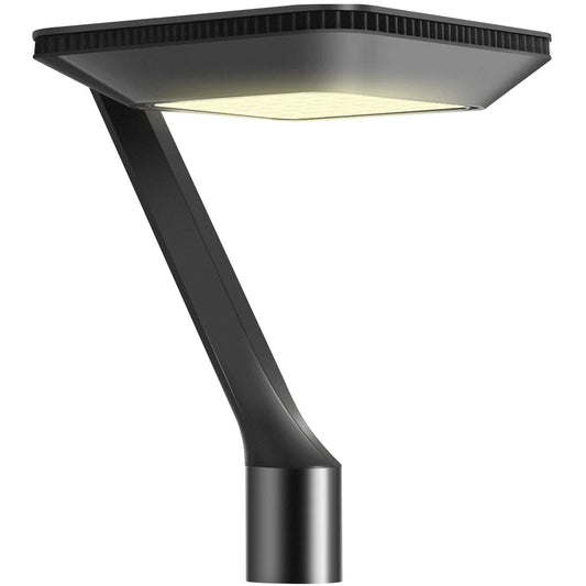 Black Gooseneck Post Top Lights (2 Pack) - TP260/TP325 Series 4720lumens, 4000K, AC120-277V