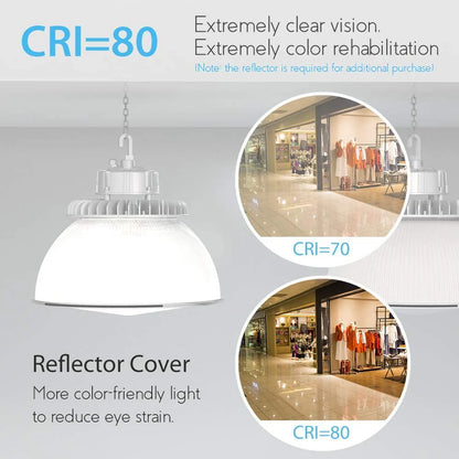 Hyperlite LED High Bay Light - White Hero Series, 21000lumens, Selectable Wattage&CCT, AC 120-277V