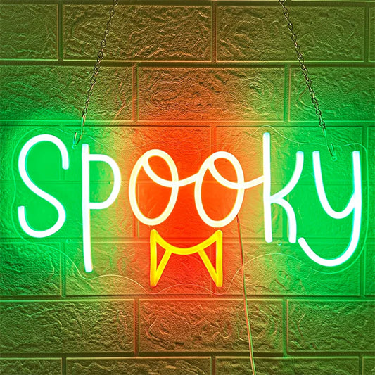 Spooky LED Neon Sign Light