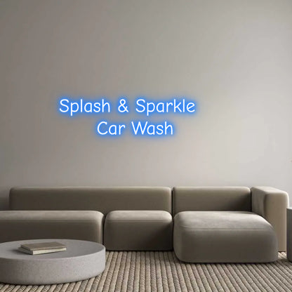 Custom Neon Light Splash & Spar...