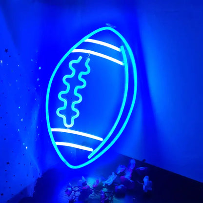 Rugby LED Neon Sign Light