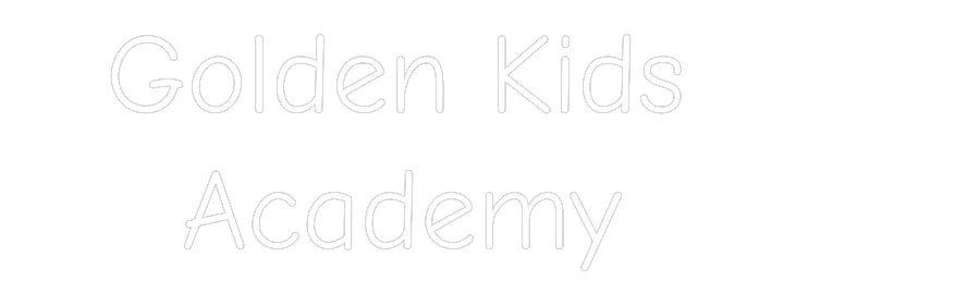 Custom Neon Light Golden Kids  ...