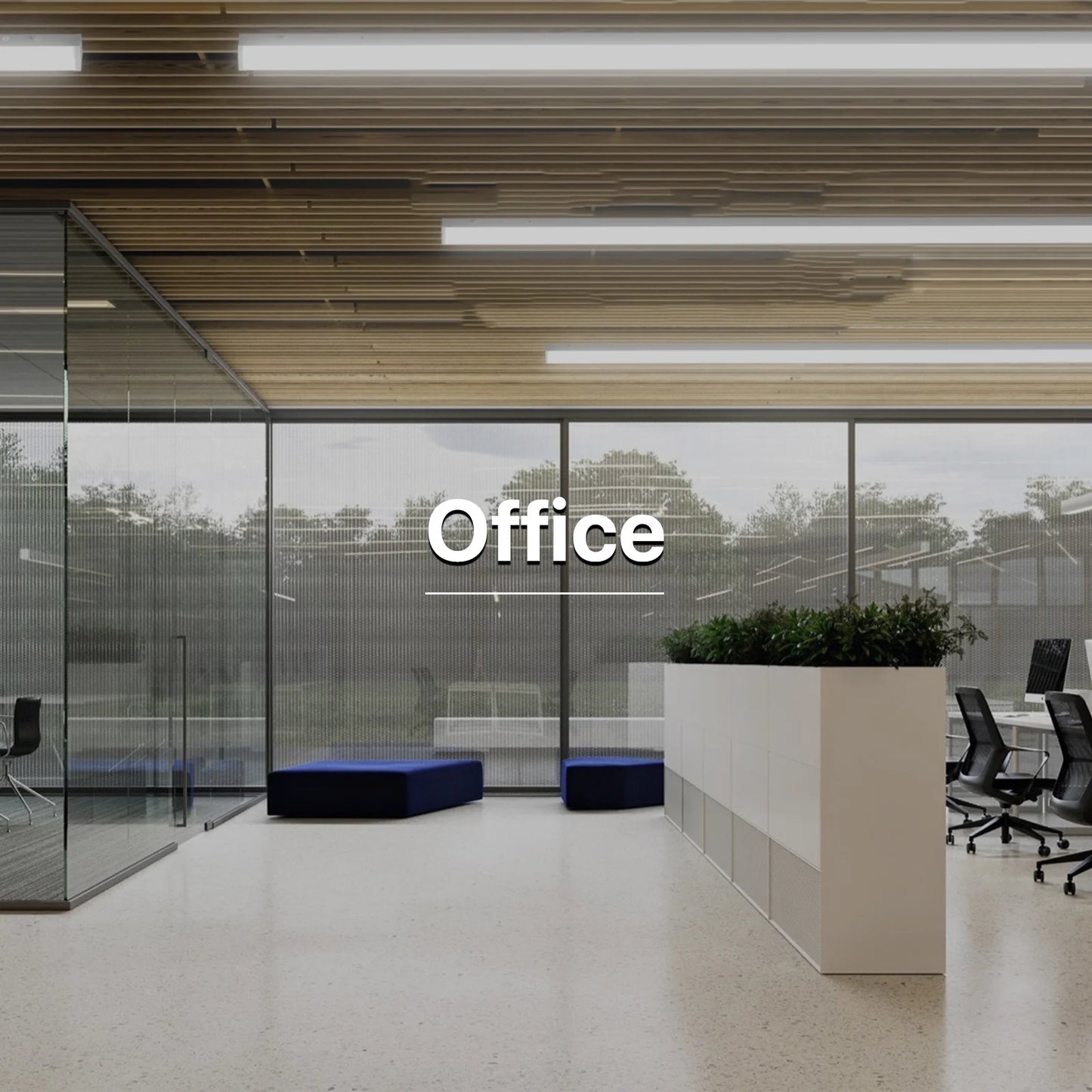 Hyperlite 8FT LED Linear Strip Light Fixture, 10400lumens, Selectable Wattage & CCT, AC 120-277V