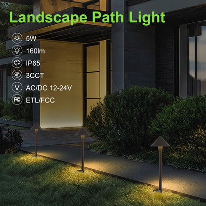 Glitgate 3CCT Pathway Lights, 6 Pack
