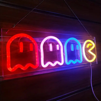 Pac-Man LED Neon Sign Light