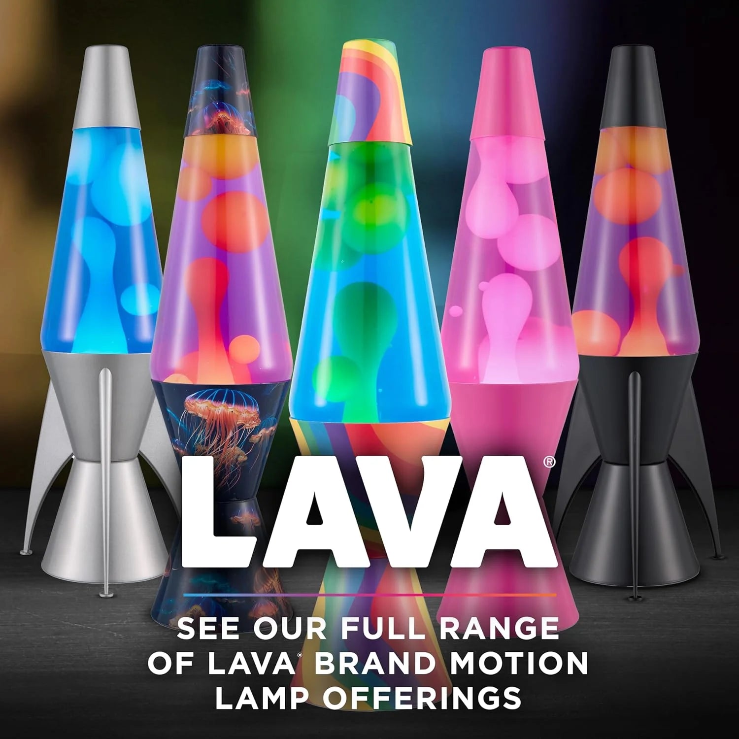 Lava The Original Lamp 145 Black Iris Classic Liquid Motion Lamp Purple Wax and Clear Liquid Item 2425 Amazon Exclusive