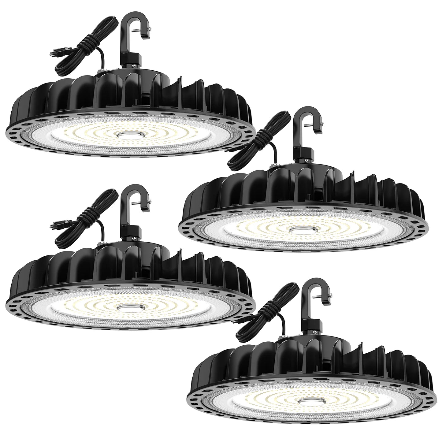 HYPERLITE UFO LED High Bay Light - EC Series, AC 120V, Up to 35700lm, ETL Listed