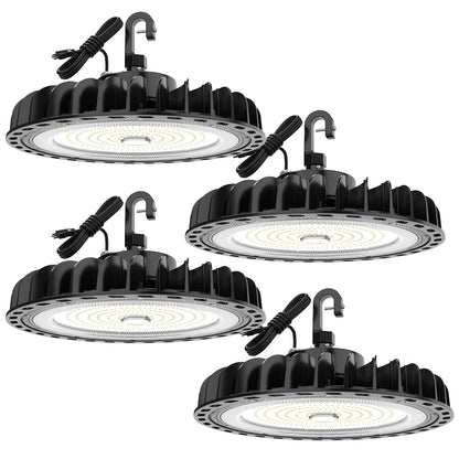 HYPERLITE UFO LED High Bay Light - EC Series, AC 120V, Up to 35700lm, ETL Listed
