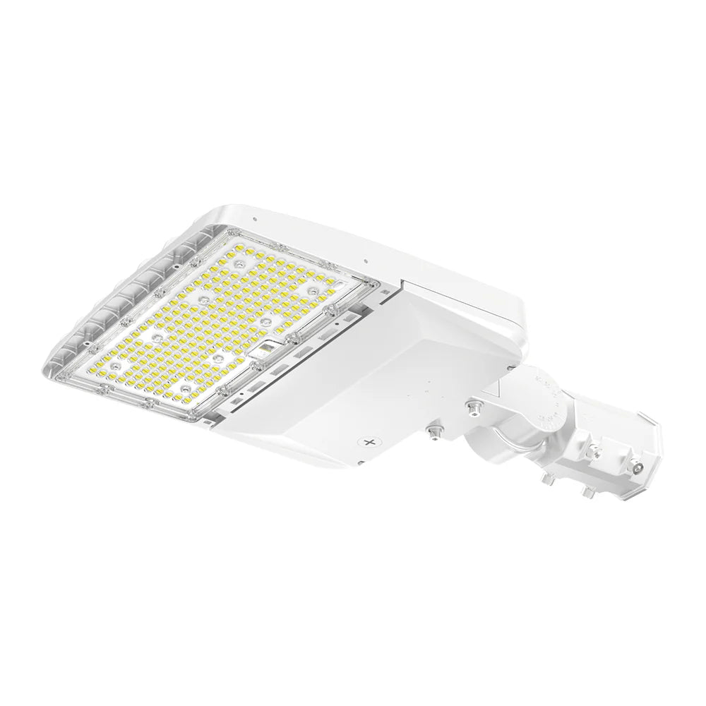 Parking Lot Light - White XALH Series with Shortcap, 36000lumens, Selectable CCT&Wattage AC 120V-277V