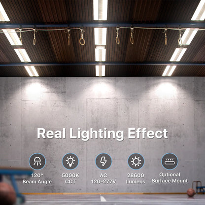 Led Linear High Bay Light - Will Series, 41600lumens, 5000K, AC 120-277V
