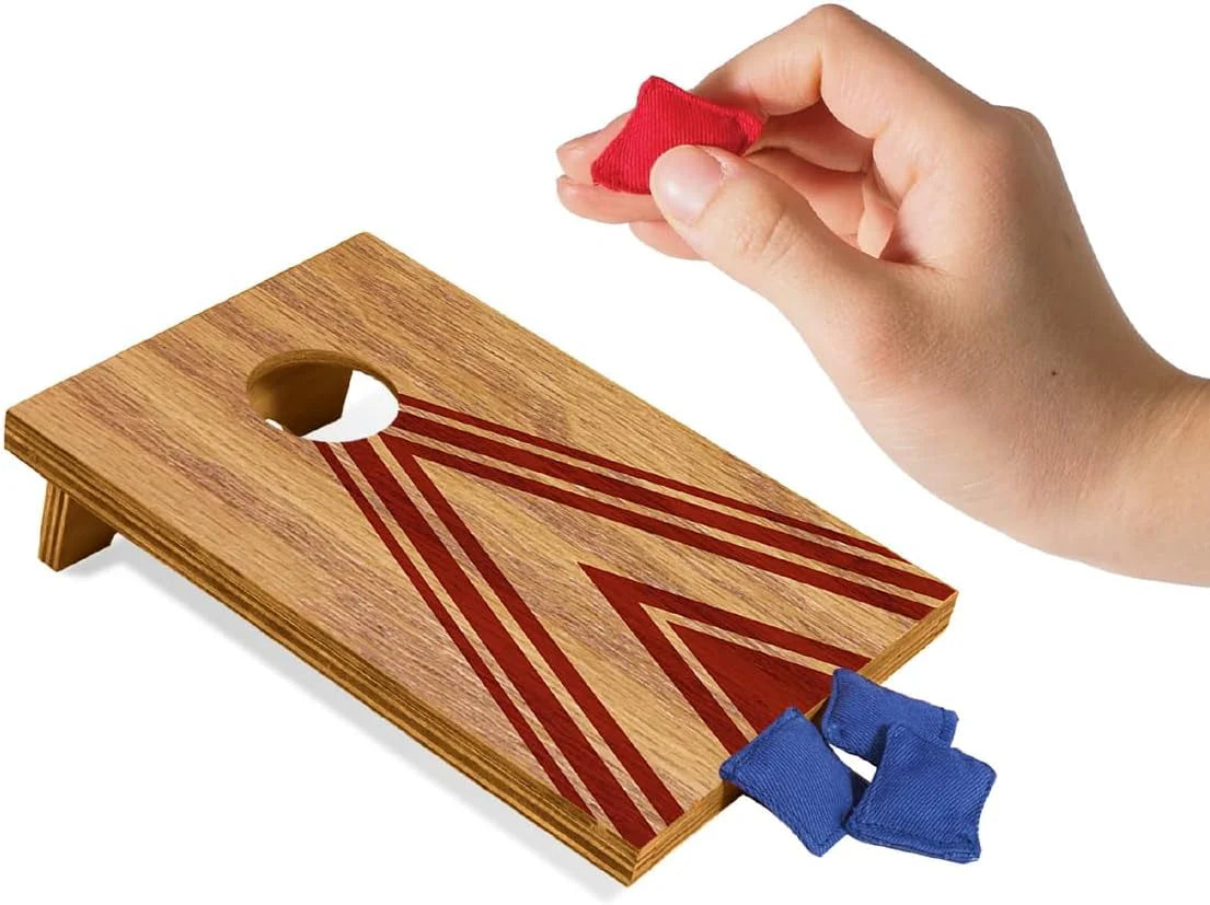 Table Top Corn Hole Game Brown Model TCH