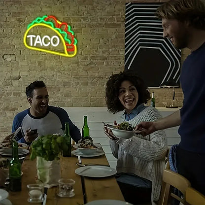 Taco Neon Sign Light
