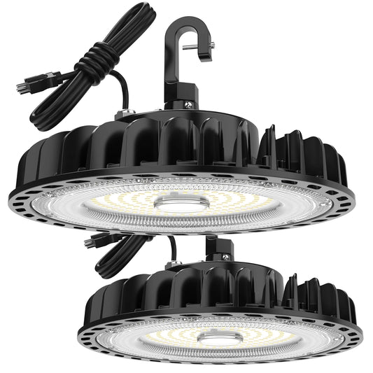 HYPERLITE UFO LED High Bay Light - EC Series, AC 120V, Up to 35700lm, ETL Listed