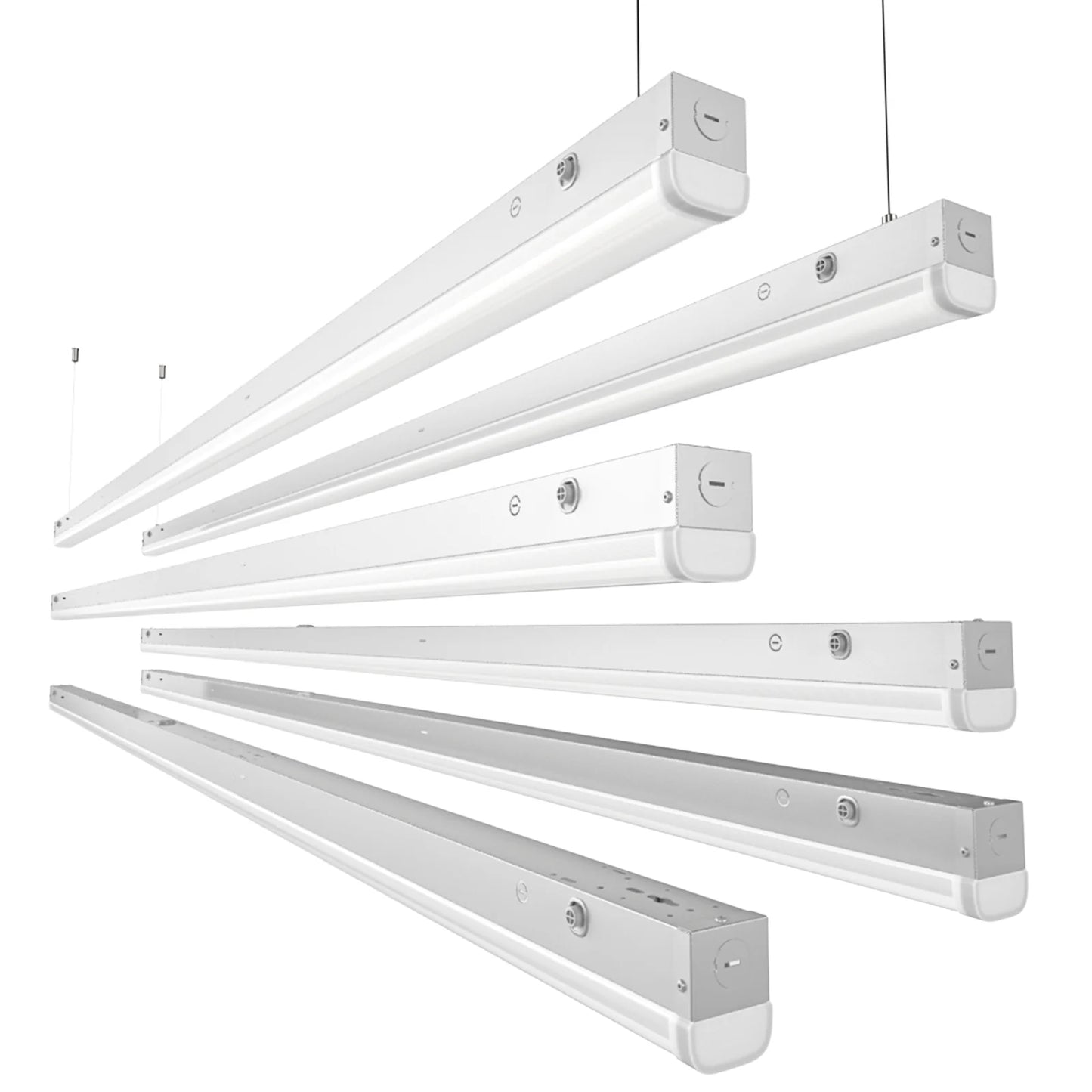 Hyperlite 8FT LED Linear Strip Light Fixture, 10400lumens, Selectable Wattage & CCT, AC 120-277V