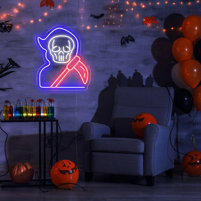 Grim LED Neon Sign Light