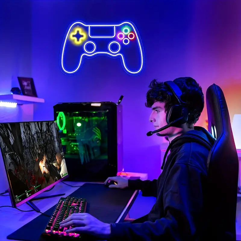 Game Controller Neon Sign Light