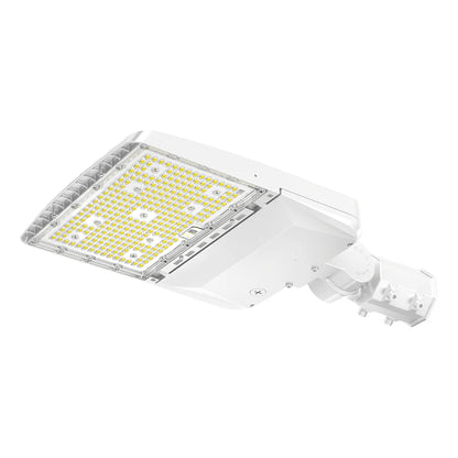 Parking Lot Light - White XALH Series with Shortcap, 46500lumens, Selectable CCT&Wattage AC 120V-277V