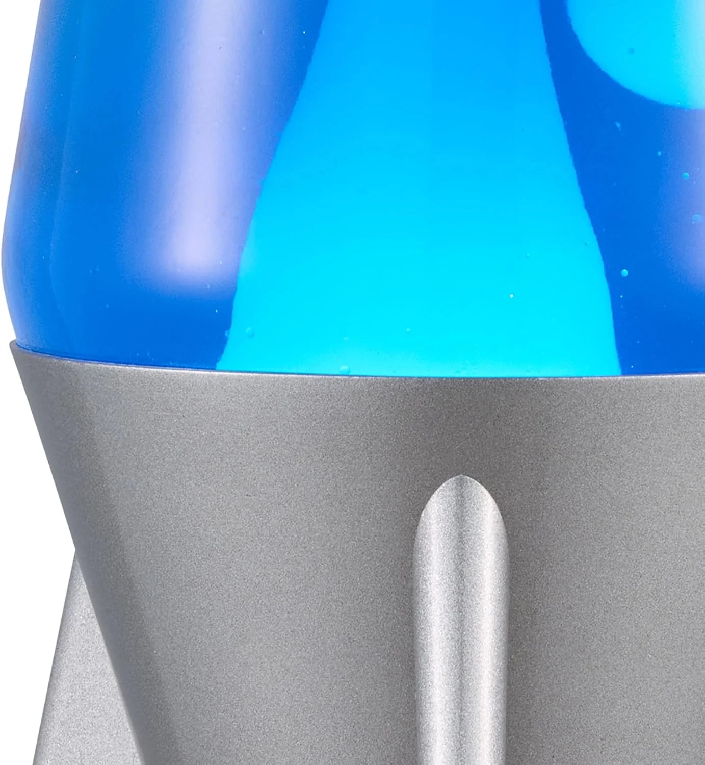 Lava The Original Lamp 145 Gray Stratosphere Retro Rocket Liquid Motion Lamp White and Blue Liquid Item 2390 Amazon Exclusive