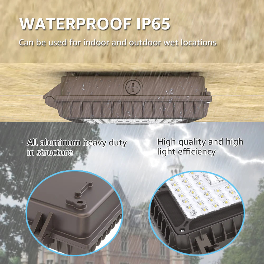 LED Canopy Light - Vega Series, 13000lumens, 5000K, AC 100-277V