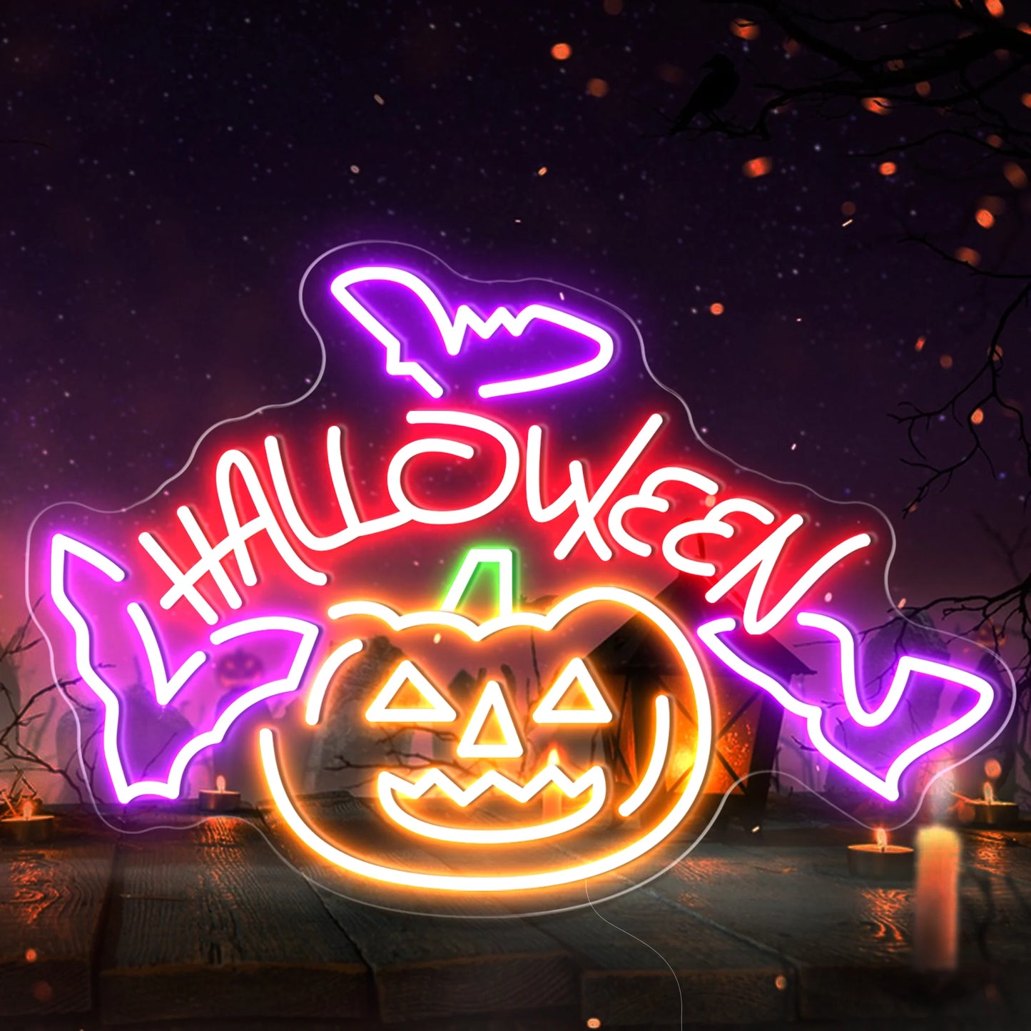 Pumpkin LED Neon Sign Light