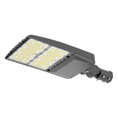 Parking Lot Light - Black XALH Series With Shortcap, 46500lumens, Selectable Wattage & CCT, AC 120V-277V