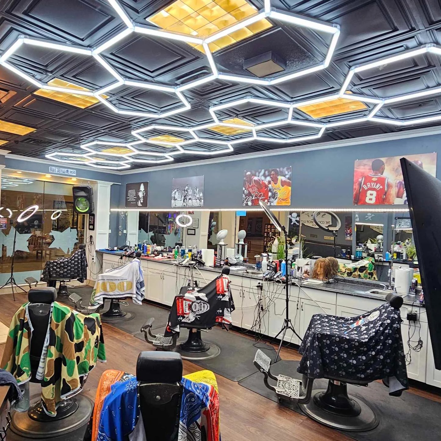 Hyperlite Hexagon Garage Lights Gen 2