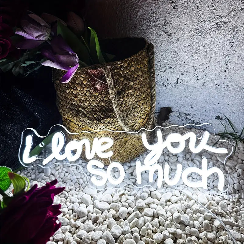 I love you so much Neon Sign Light