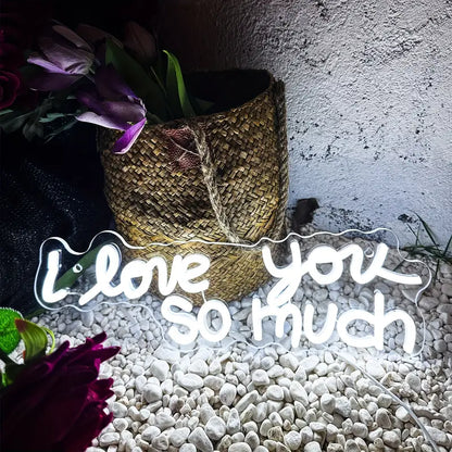 I love you so much Neon Sign Light