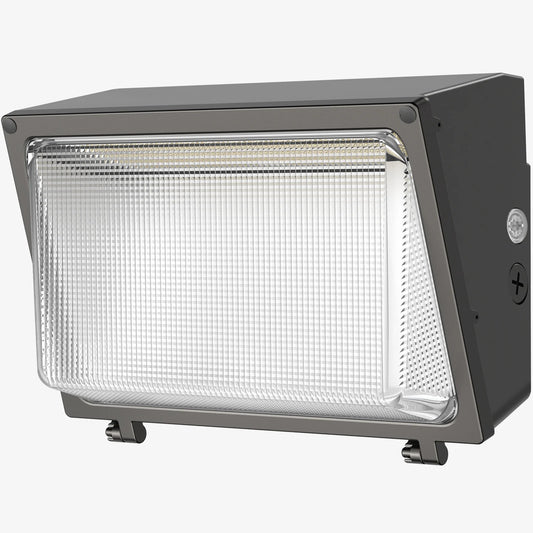Hyperlite LED Wall Pack Light - HPSA02 Series, 18000lm, 5000K, AC 120-277V, Glass Lens Dusk to Dawn